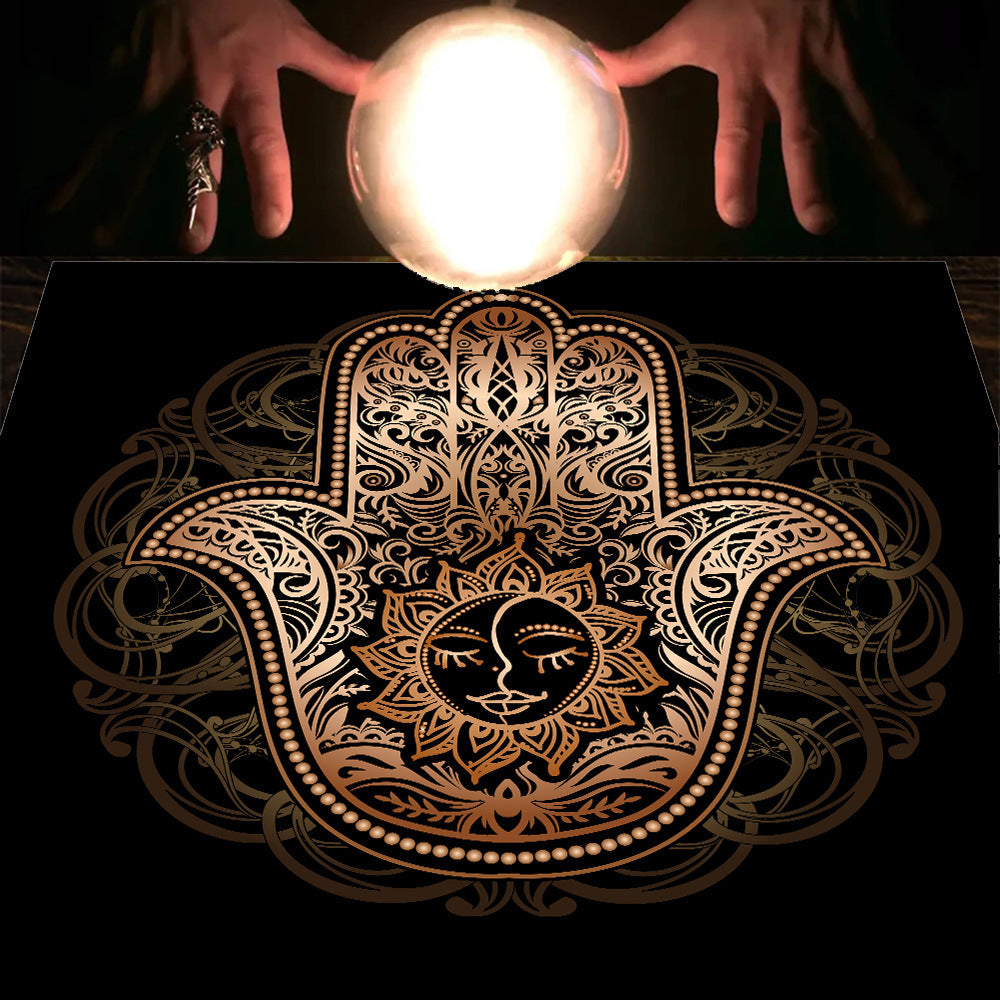 Tarot Tarot Tablecloth Cloth Cushion Moon Sun Lucky Tree Velvet