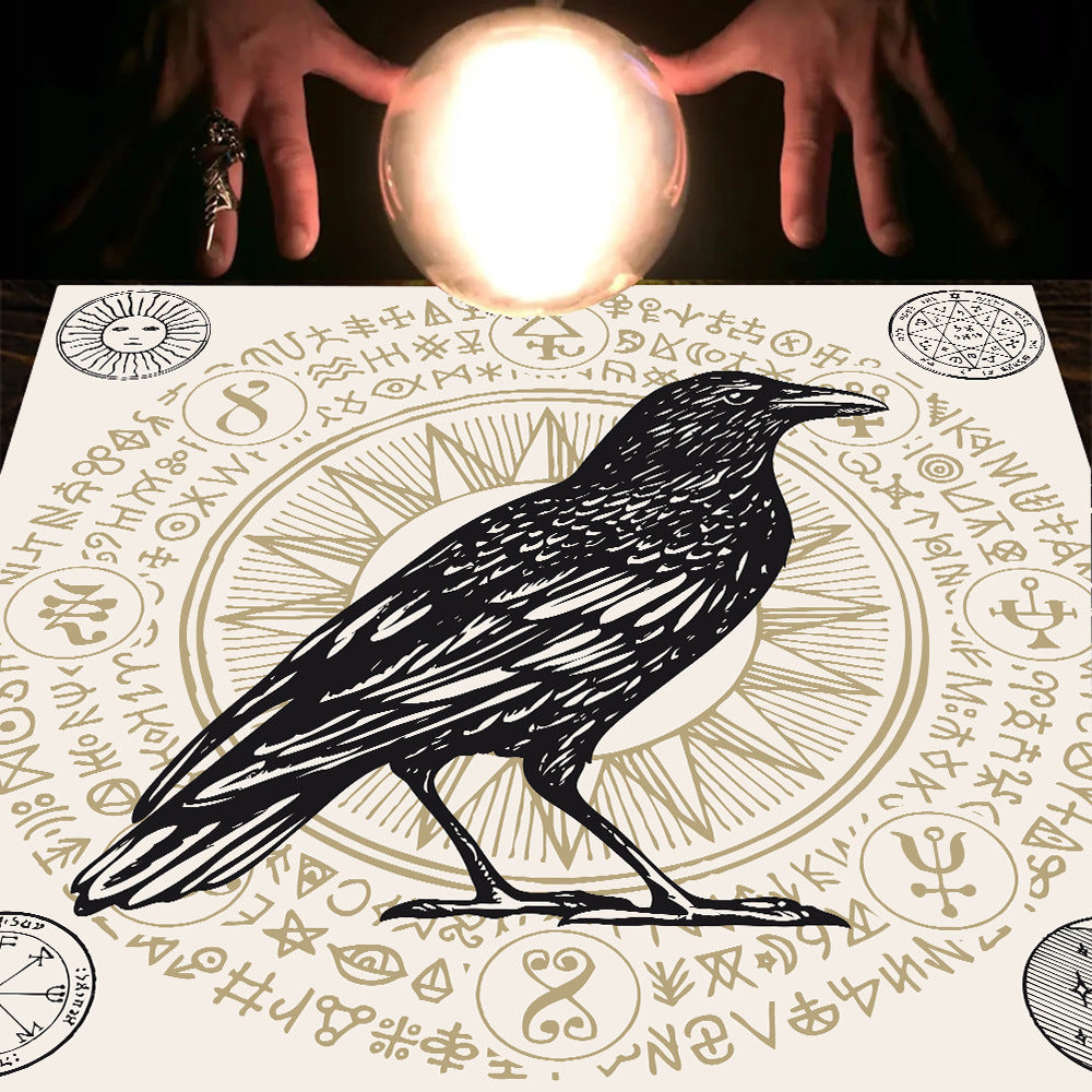 Tarot Tarot Tablecloth Cloth Cushion Moon Sun Lucky Tree Velvet