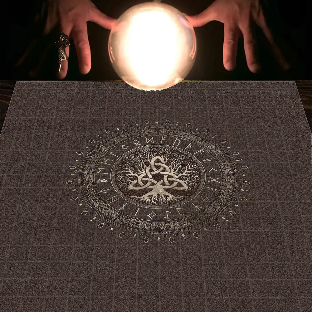 Tarot Tarot Tablecloth Cloth Cushion Moon Sun Lucky Tree Velvet