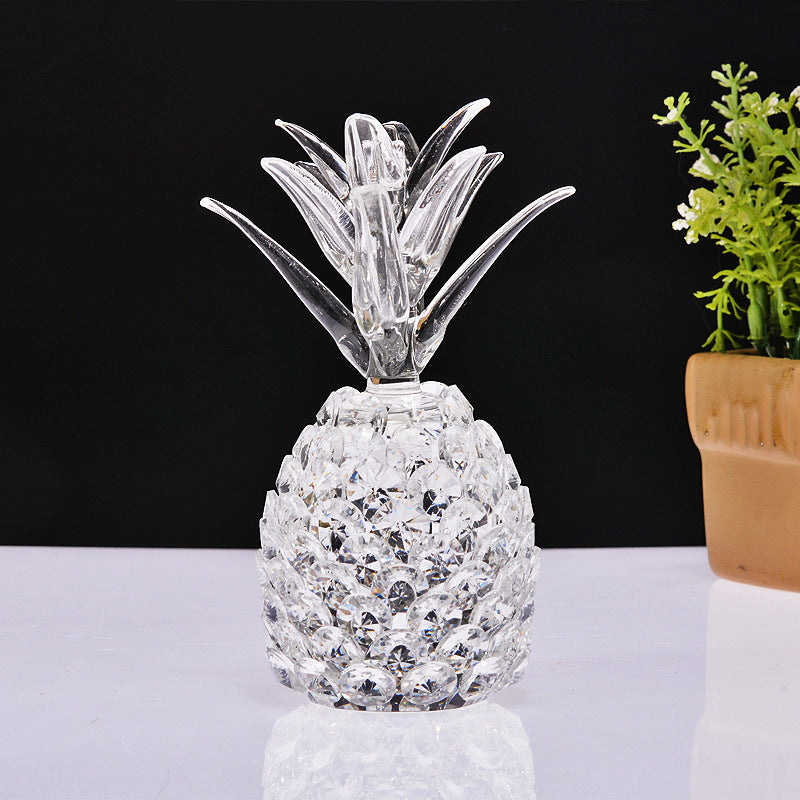 Transparent crystal pineapple