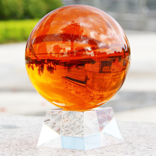 Amber crystal ball