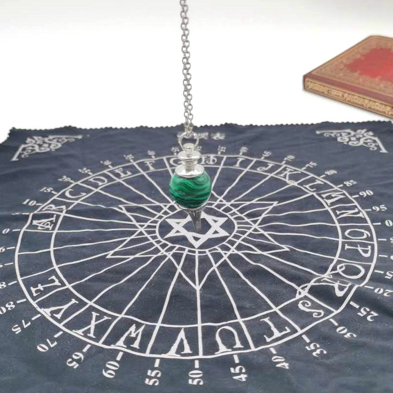 Tarot Tablecloth Divination Tarot Card Pad Pendulum Magic Pentacle Runes Tarot Altar Table Cloth