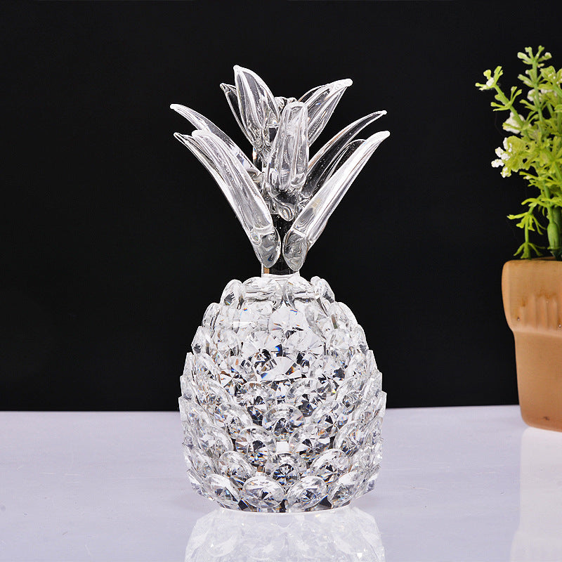 Transparent crystal pineapple