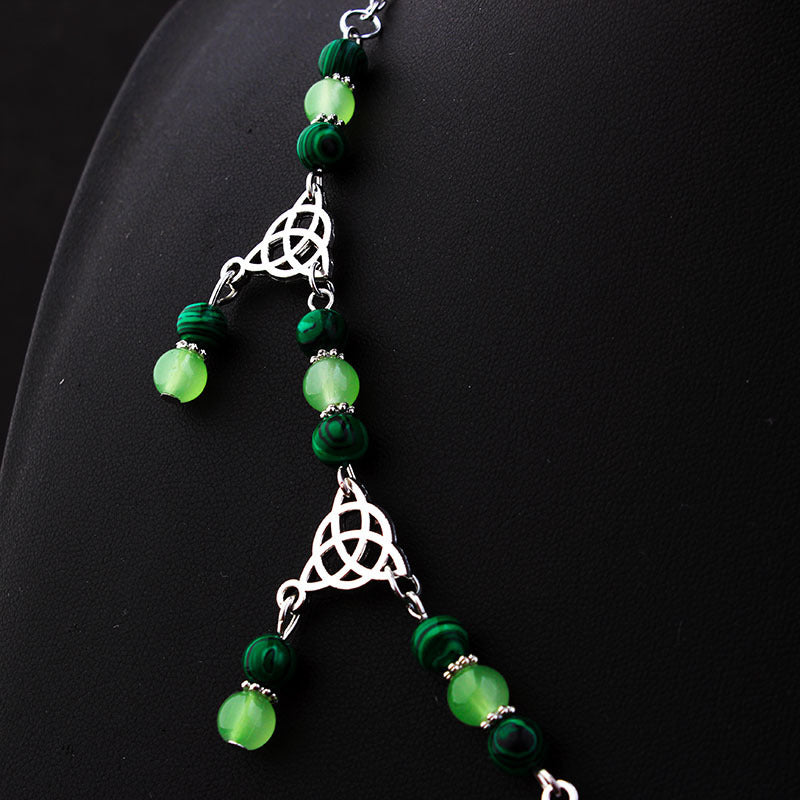 Witchcraft Irish Knot Chain Pagan Peacock Lvzhu