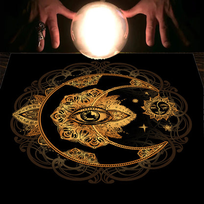 Tarot Tarot Tablecloth Cloth Cushion Moon Sun Lucky Tree Velvet