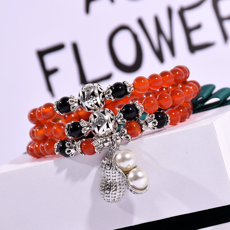 Powder crystal multilayer crystal bracelet