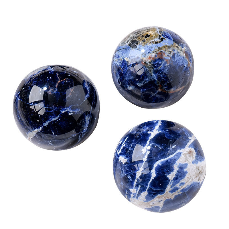 Natural Crystal Blue Stone Crystal Ball Ornaments