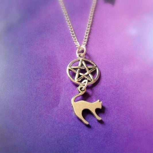 Wizard Witchcraft Pendant Necklace For Women Vintage