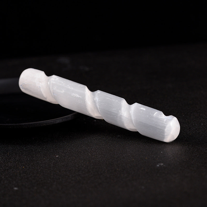 Natural Transparent Crystal Plaster Spiral Crystal Plaster Stick