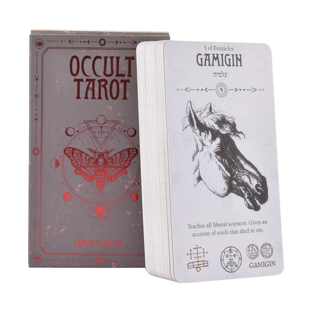 English Tarot Occult Tarot Hidden Tarot Board Game Casual