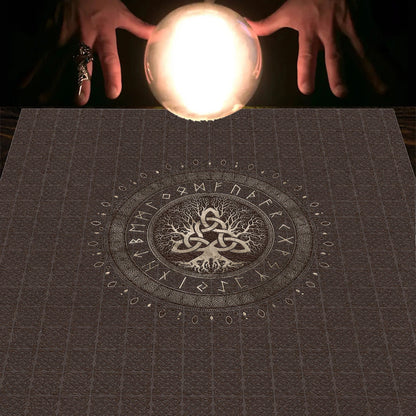 Tarot Tarot Tablecloth Cloth Cushion Moon Sun Lucky Tree Velvet