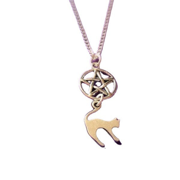 Wizard Witchcraft Pendant Necklace For Women Vintage